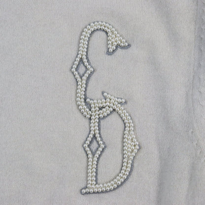 Dior Cashmere Knit Sweater Gray XS