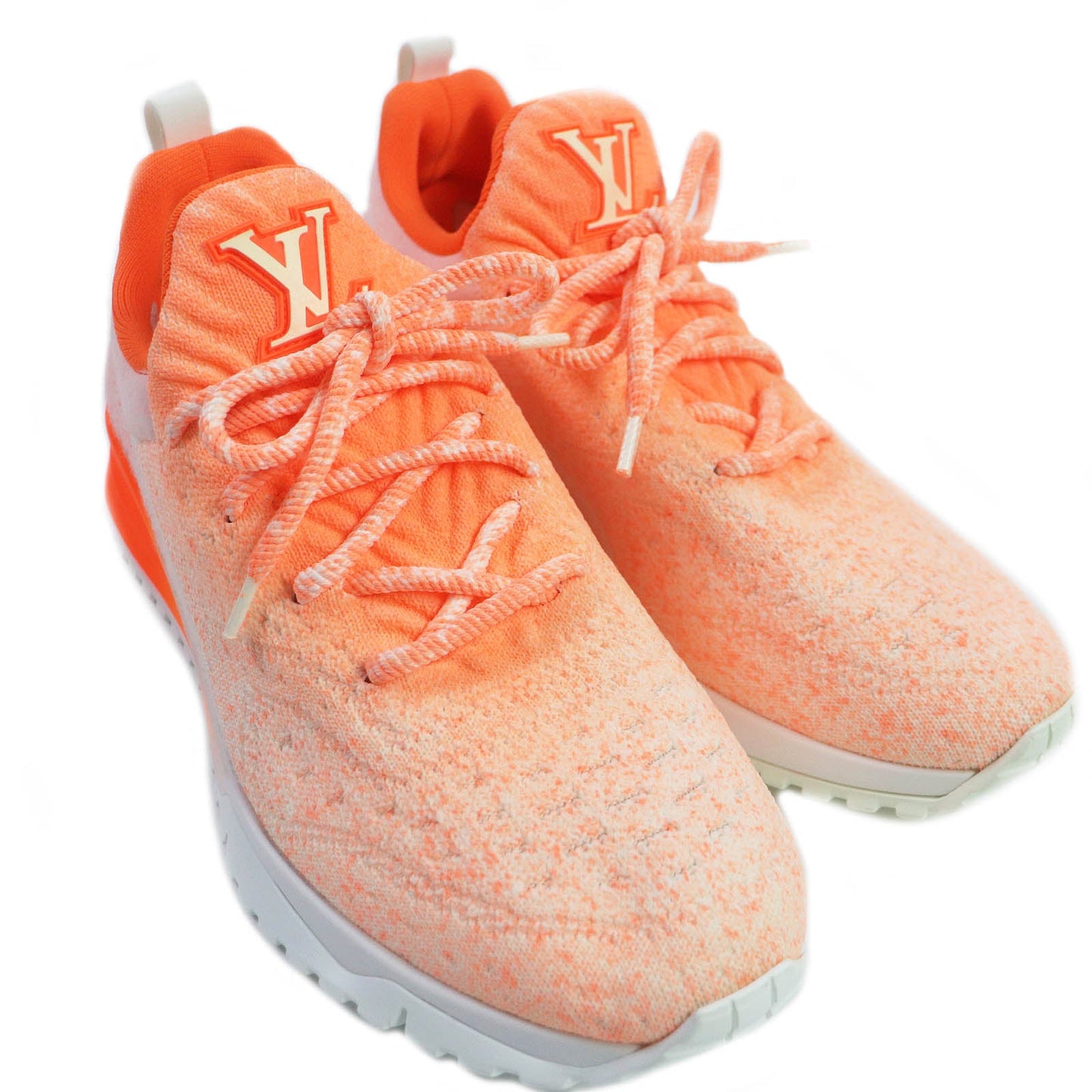 Louis Vuitton VNR Logo Running Shoes Neon Orange