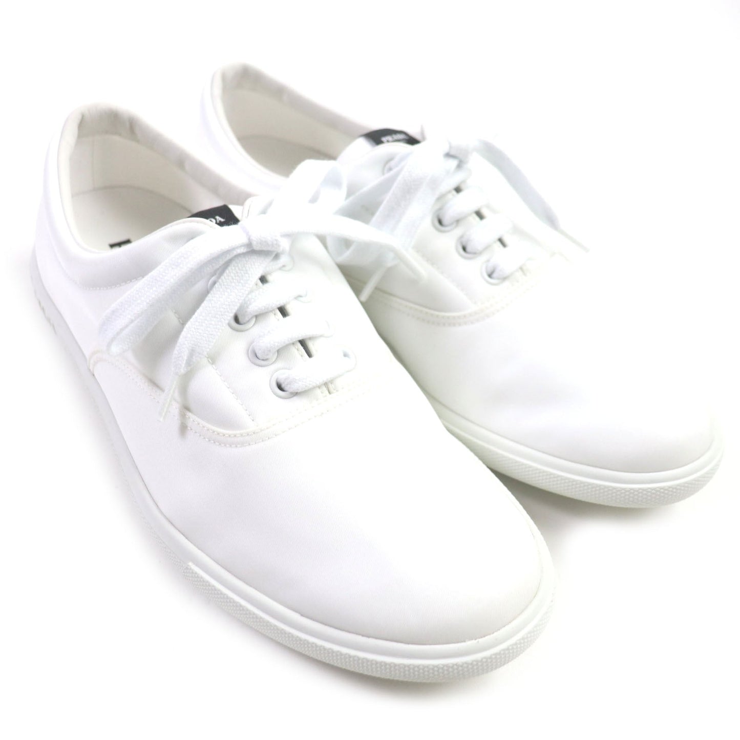 Prada Nylon Leather Low Cut Sneakers 2EG326