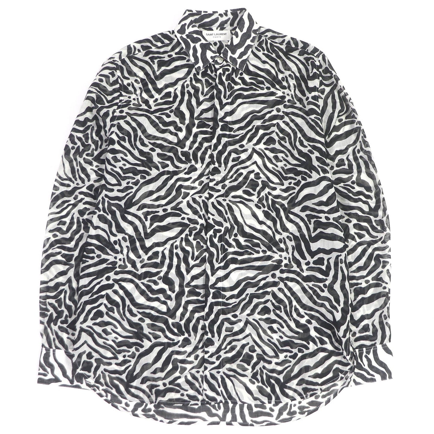Saint Laurent Wool Long Sleeve Shirt 564172
