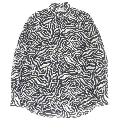 Saint Laurent Wool Long Sleeve Shirt 564172