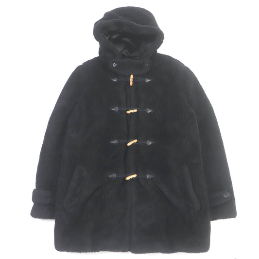 Saint Laurent Wool Silk Toggle Hoodie Coat