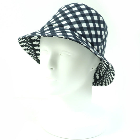 Dior Oblique Bucket Hat Navy Ivory Women