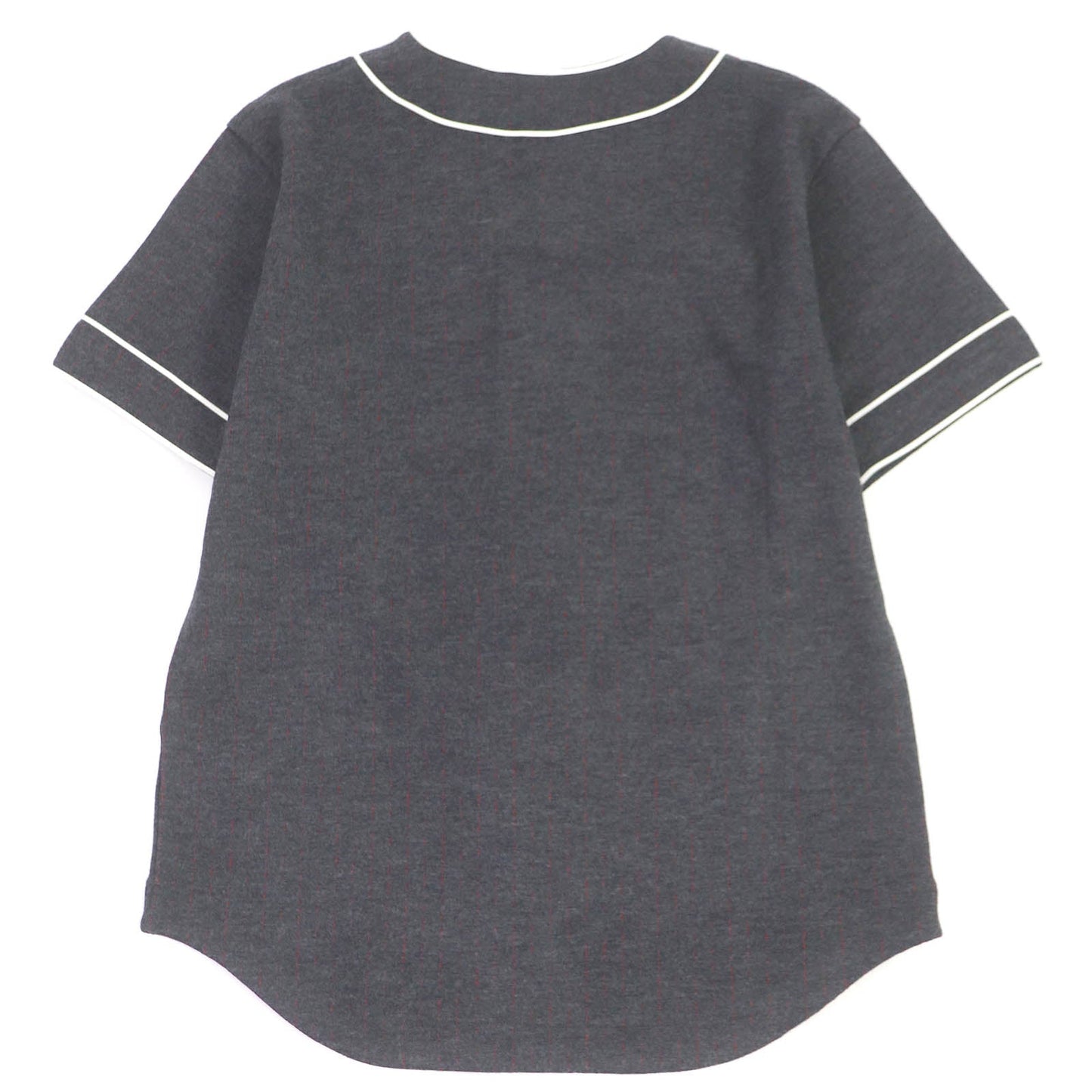 Dior Wool Cotton Striped Baseball Shirt S