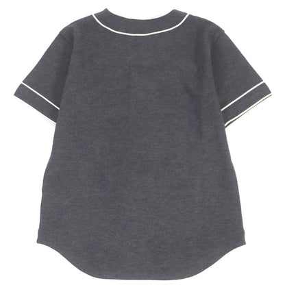 Dior Wool Cotton Striped Baseball Shirt S