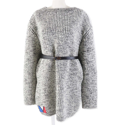 Louis Vuitton Wool Monogram Belted Knit Dress