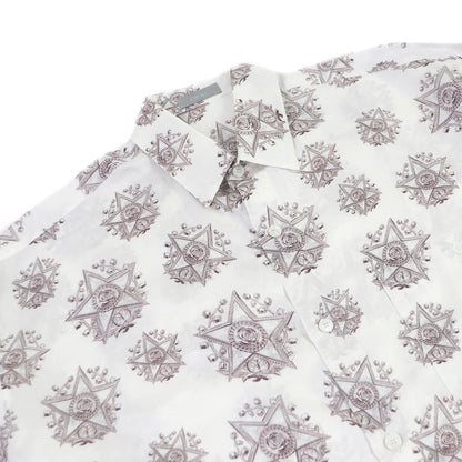 Dior Silk Etoile Pattern Short Sleeve Shirt