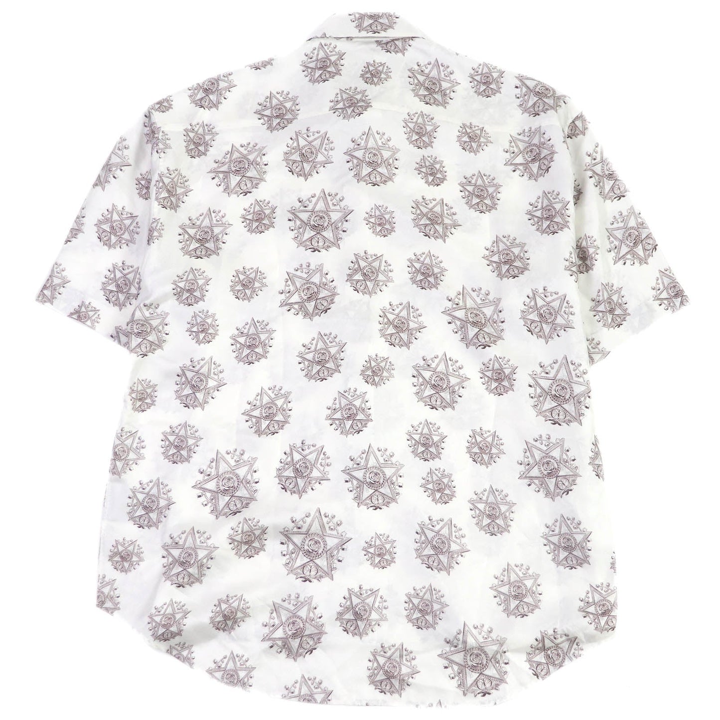 Dior Silk Etoile Pattern Short Sleeve Shirt
