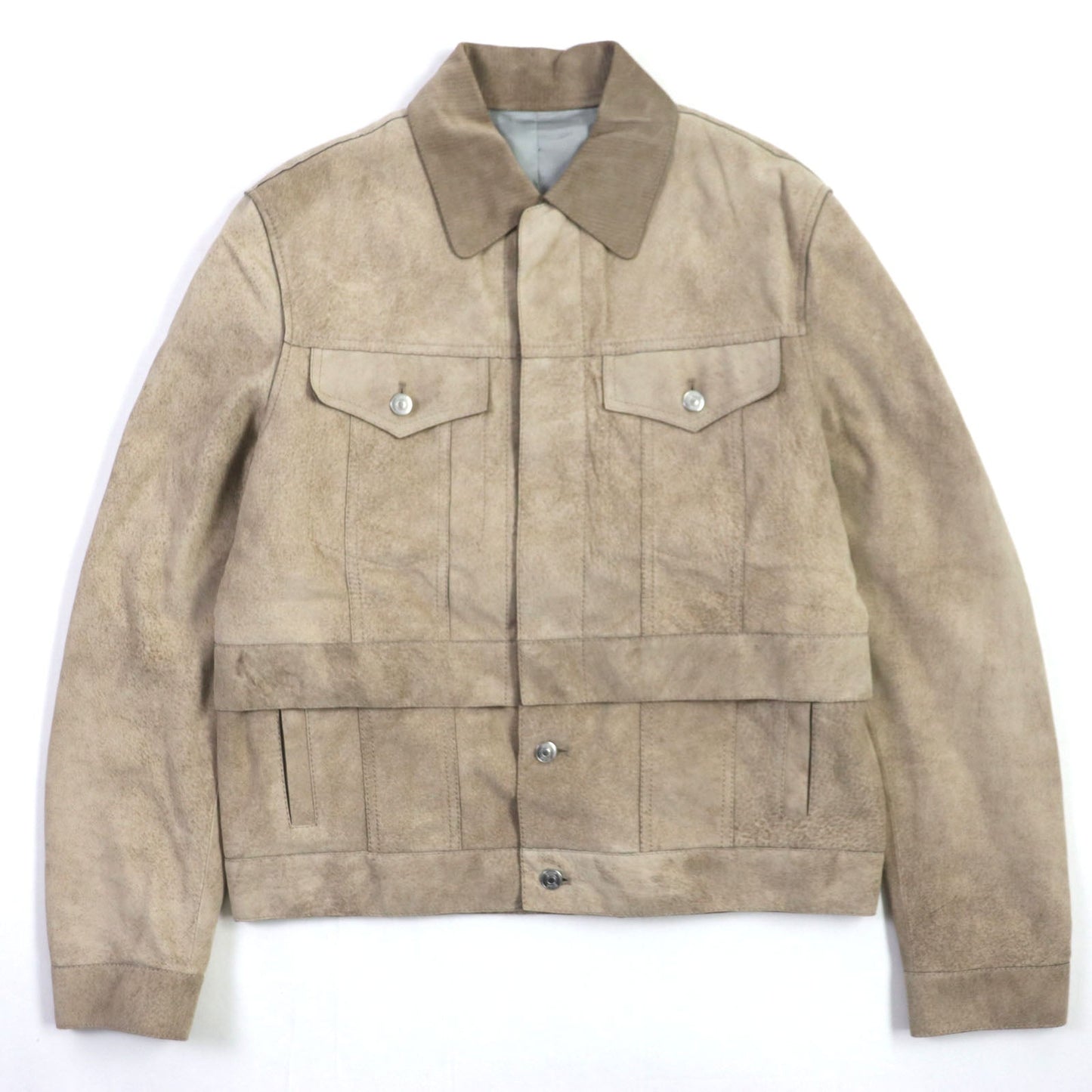Dior×Cactus Jack Leather Jacket Sheep Leather Jacket