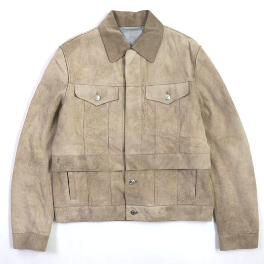 Dior×Cactus Jack Leather Jacket Sheep Leather Jacket