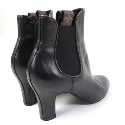 Louis Vuitton Monogram Leather Side Gore Boots