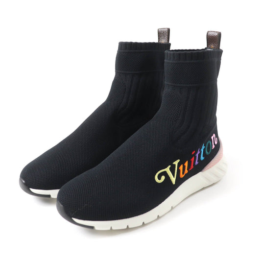 Louis Vuitton Aftergame Logo Sneakers Black 37.5