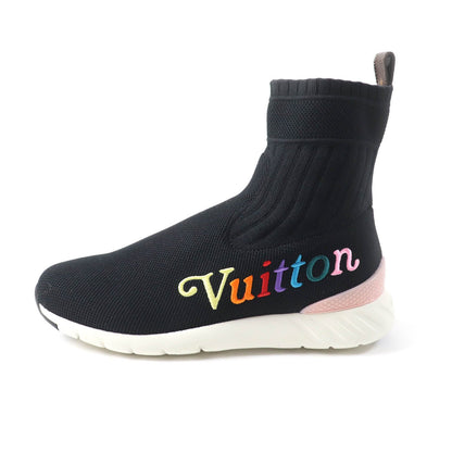 Louis Vuitton Aftergame Logo Sneakers Black 37.5