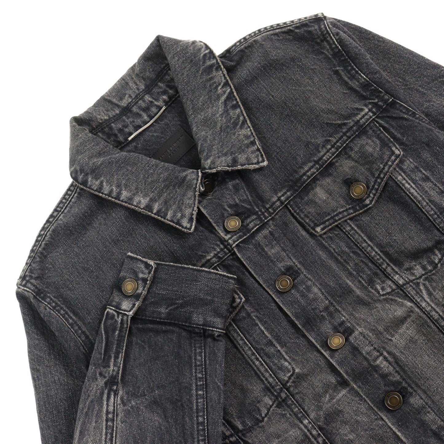 Saint Laurent Denim Jacket Dark Gray S