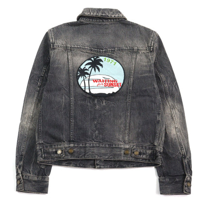 Saint Laurent Denim Jacket Dark Gray S