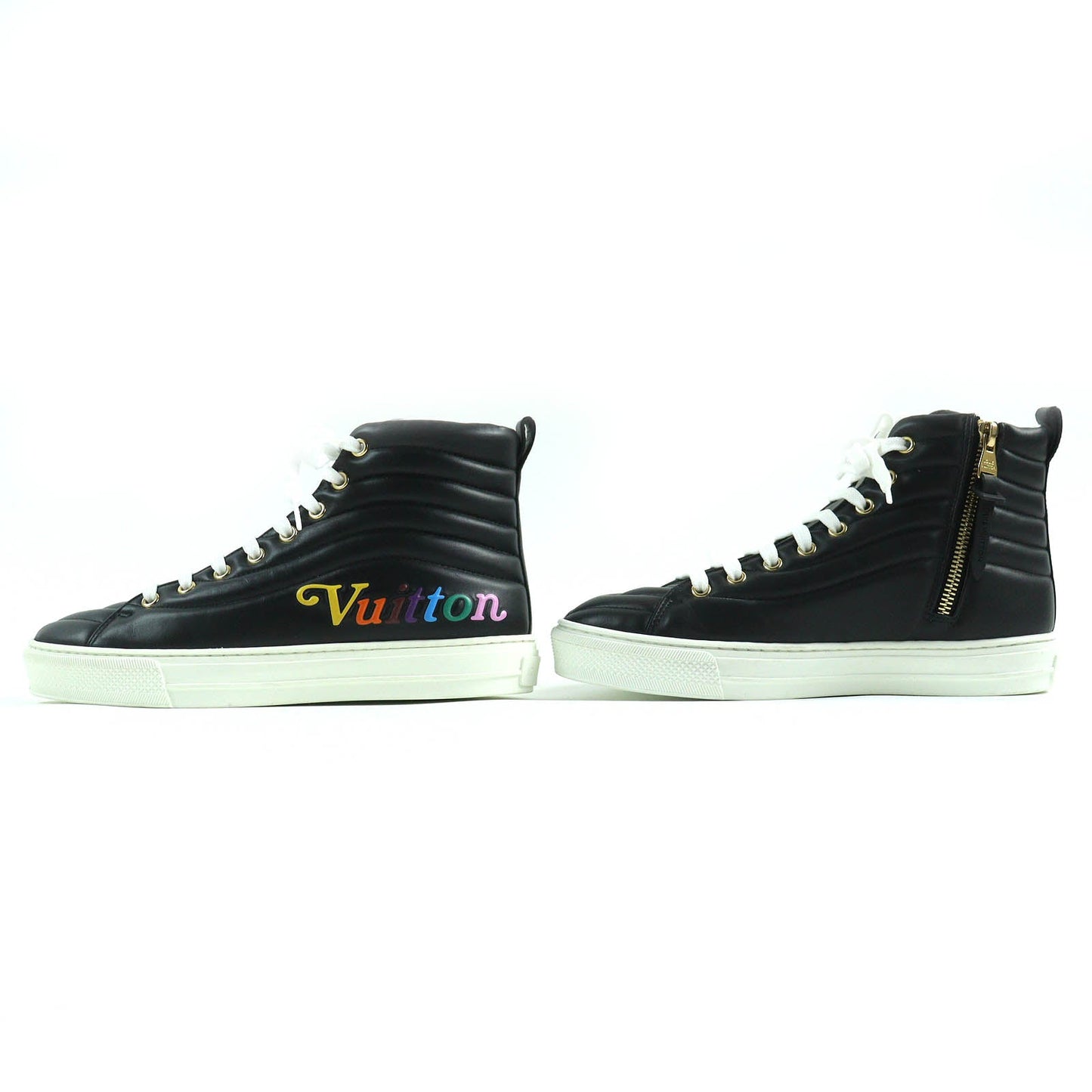 Louis Vuitton Stellar Multicolour Logo High Sneakers