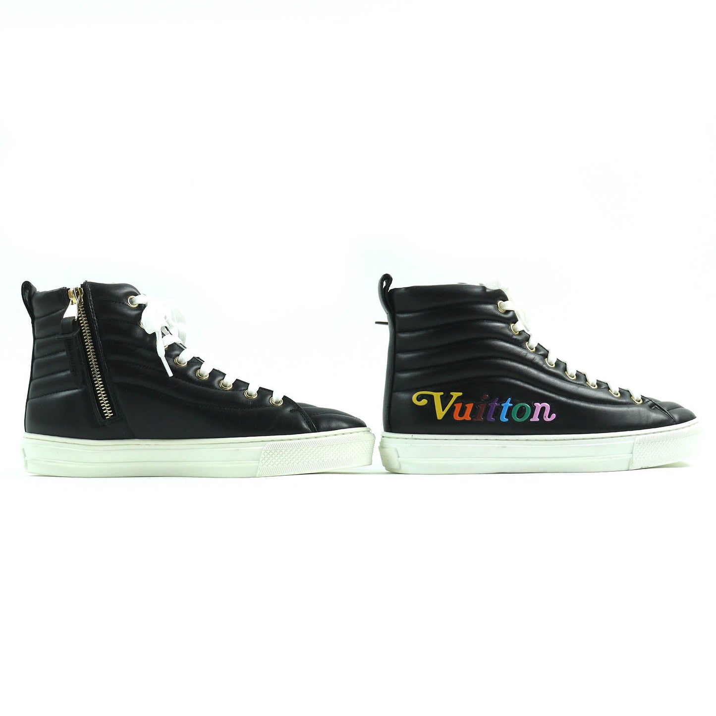 Louis Vuitton Stellar Multicolour Logo High Sneakers
