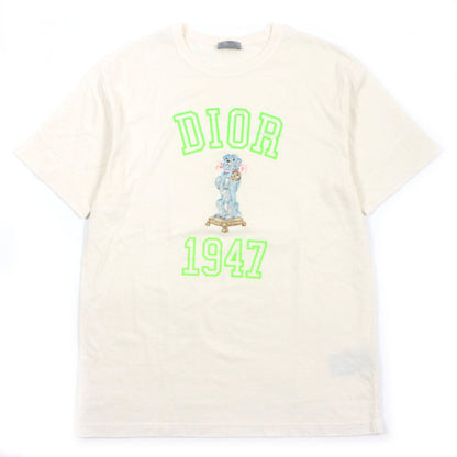 Dior Bobby Cotton Nylon Logo Crew Neck T-Shirt M