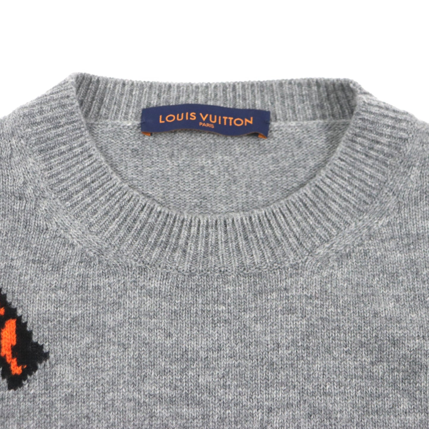 Louis Vuitton Wool Tiger Intarsia Knit Sweater