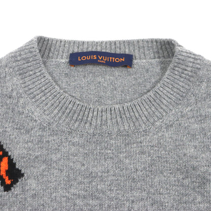 Louis Vuitton Wool Tiger Intarsia Knit Sweater
