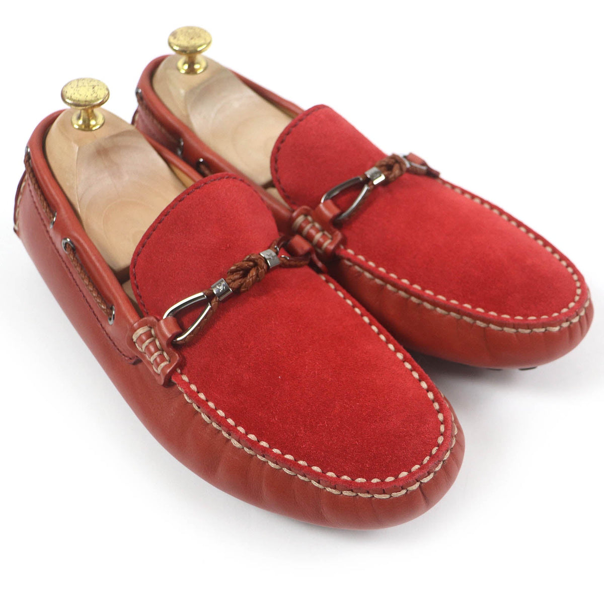 Louis Vuitton Suede Leather Loafers 6.5
