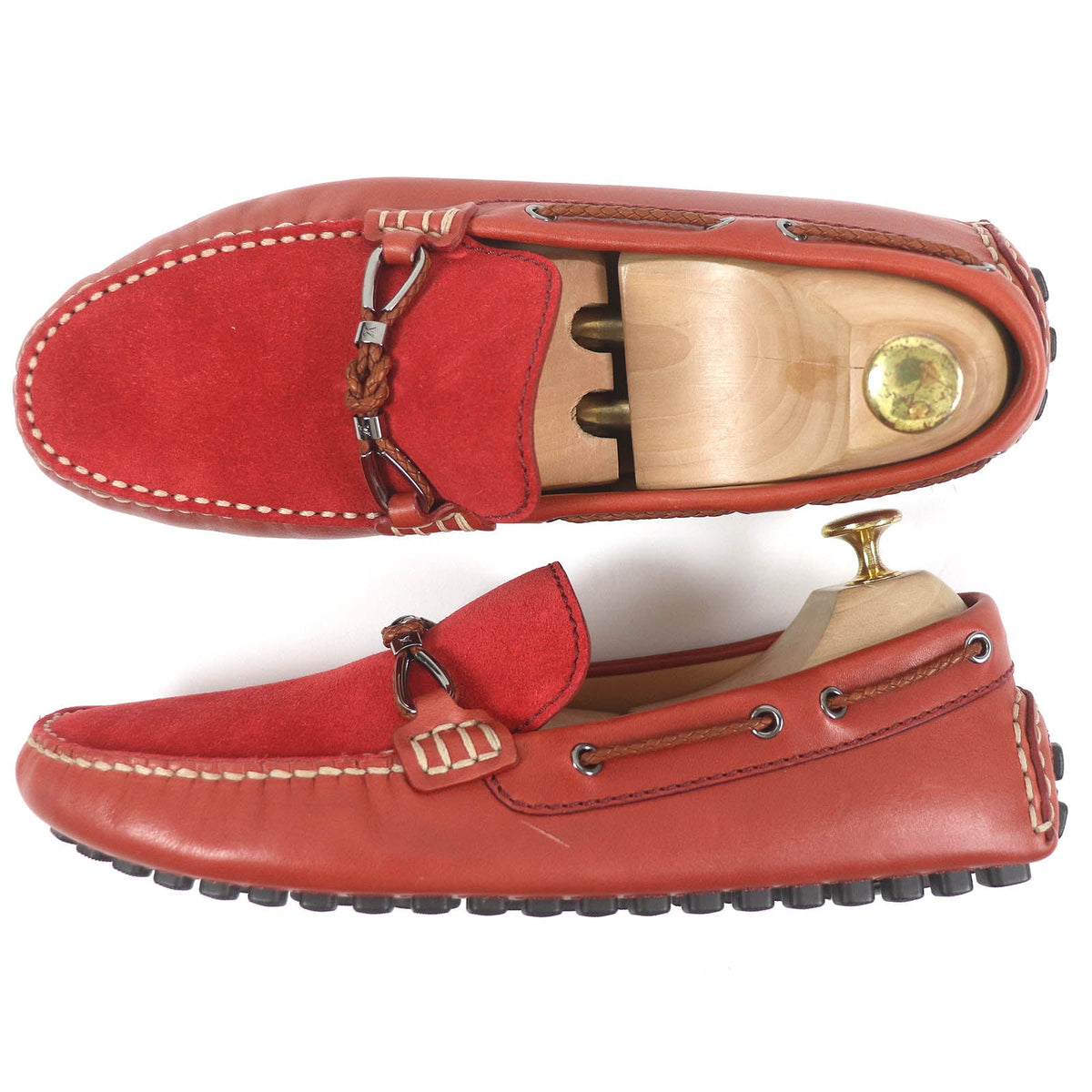 Louis Vuitton Suede Leather Loafers 6.5