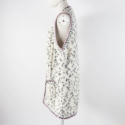 Chanel Cashmere Wool Long Knit Dress 36 Women