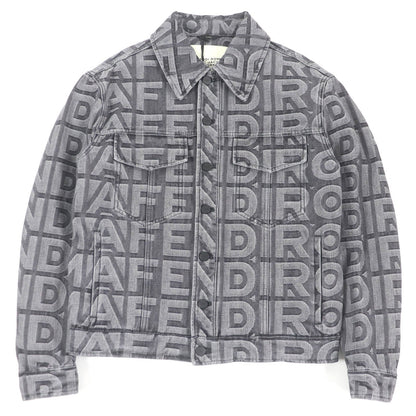 Fendi Marc Jacobs Logo Trucker Jacket Black