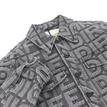 Fendi Marc Jacobs Logo Trucker Jacket Black