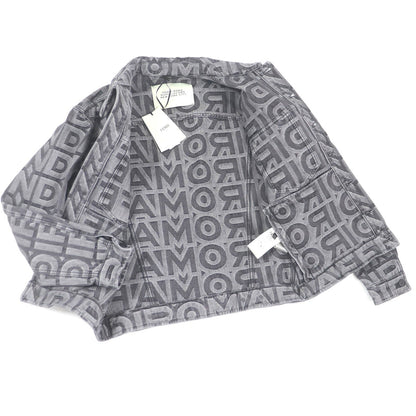 Fendi Marc Jacobs Logo Trucker Jacket Black