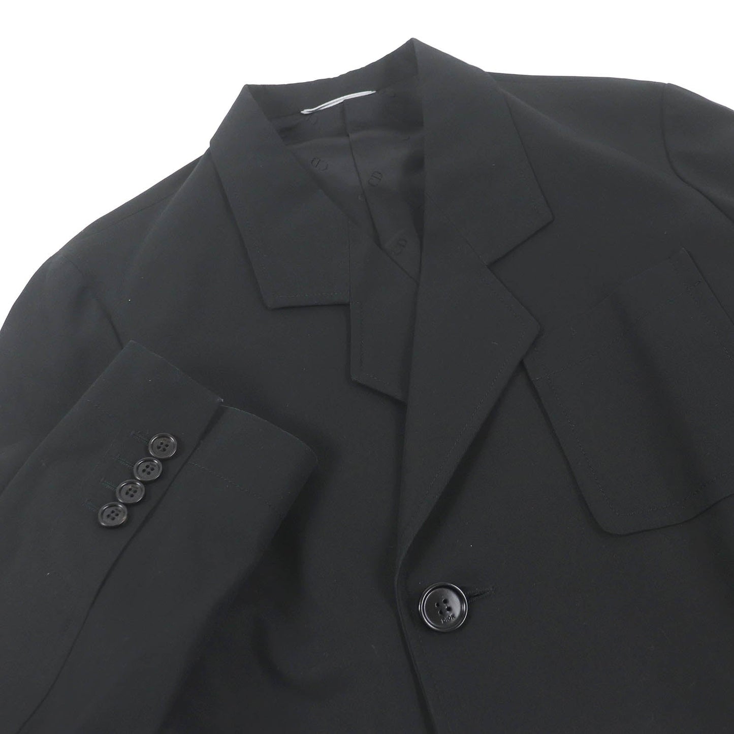 Dior Cotton Chester Coat Black 44