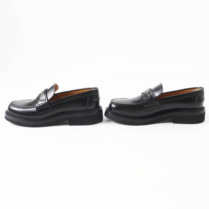 Dior Leather Loafers Black 35 Women