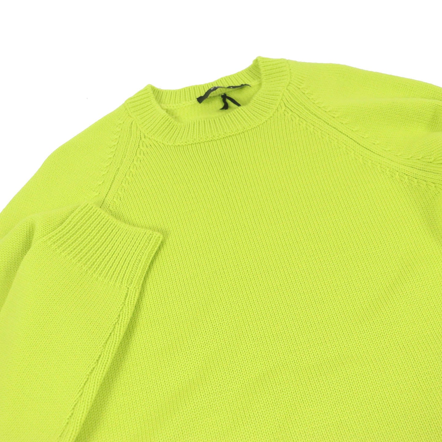 Fendi Wool Crew Neck Sweater Lime Green