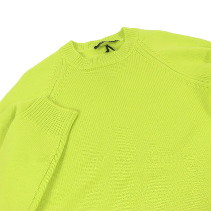 Fendi Wool Crew Neck Sweater Lime Green