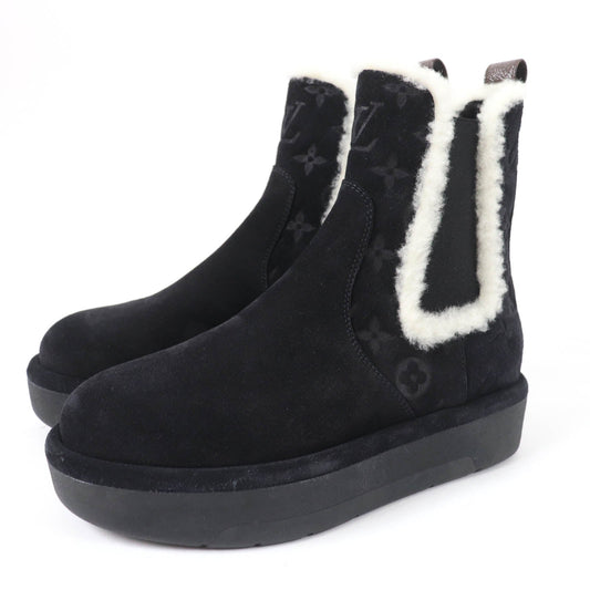 Louis Vuitton Aspen Chelsea Boots Suede 37.5