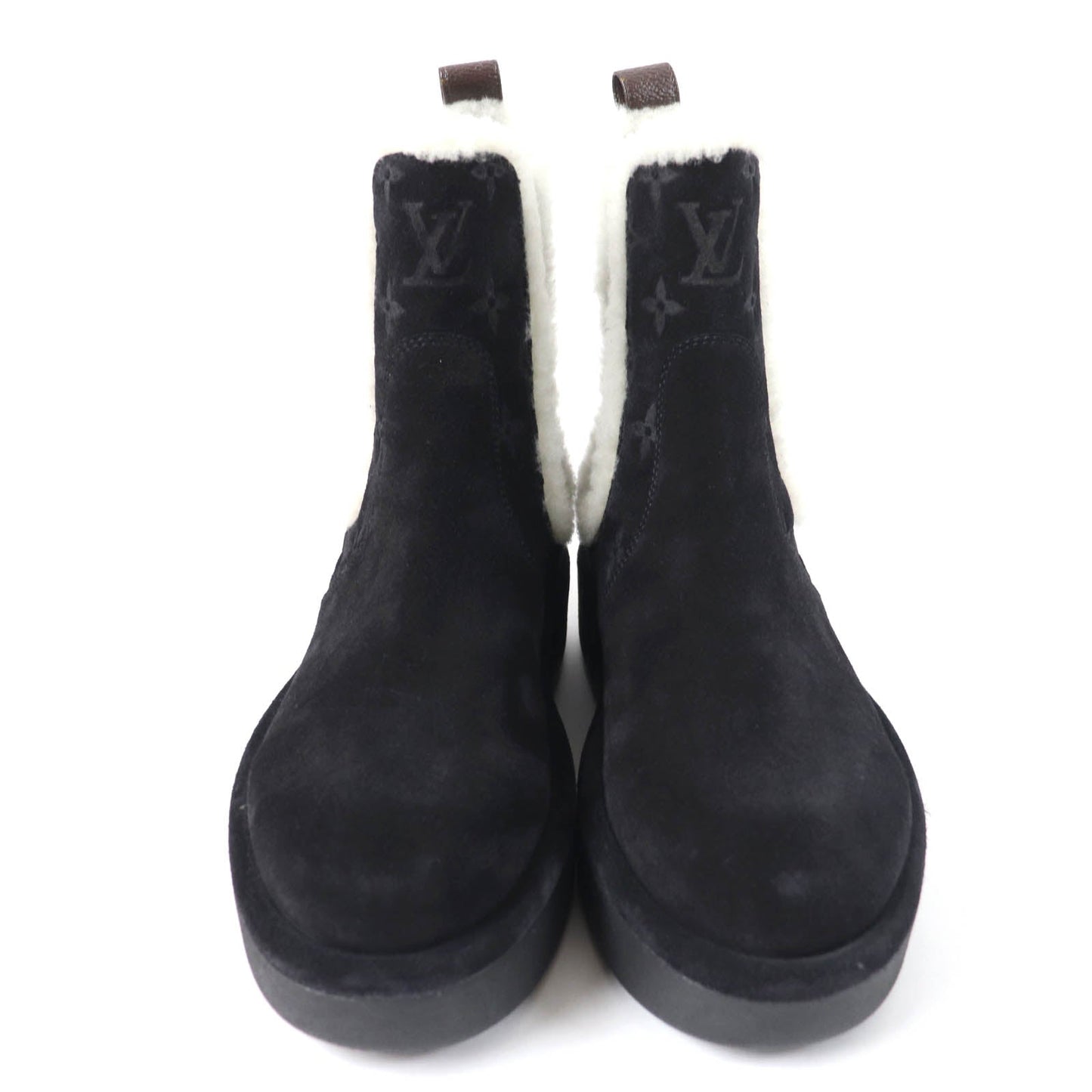 Louis Vuitton Aspen Chelsea Boots Suede 37.5