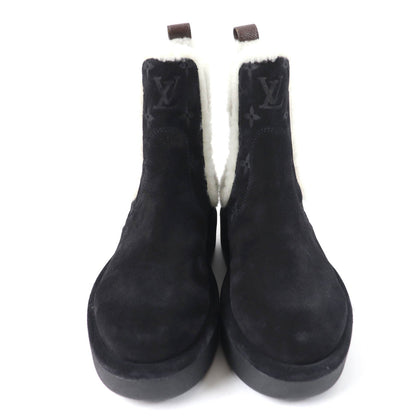 Louis Vuitton Aspen Chelsea Boots Suede 37.5