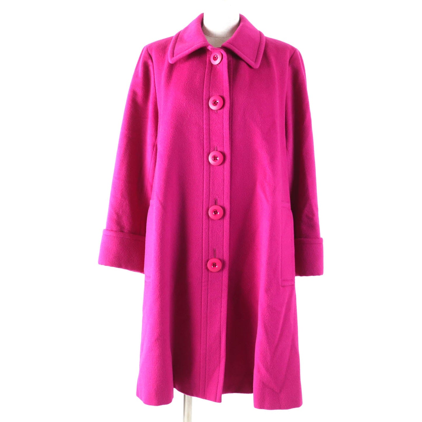 Yves Saint Laurent Cupra Wool Long Coat