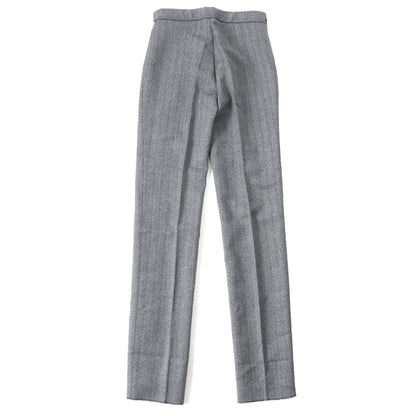 GUCCI Vintage Wool Herringbone Slacks with Belt