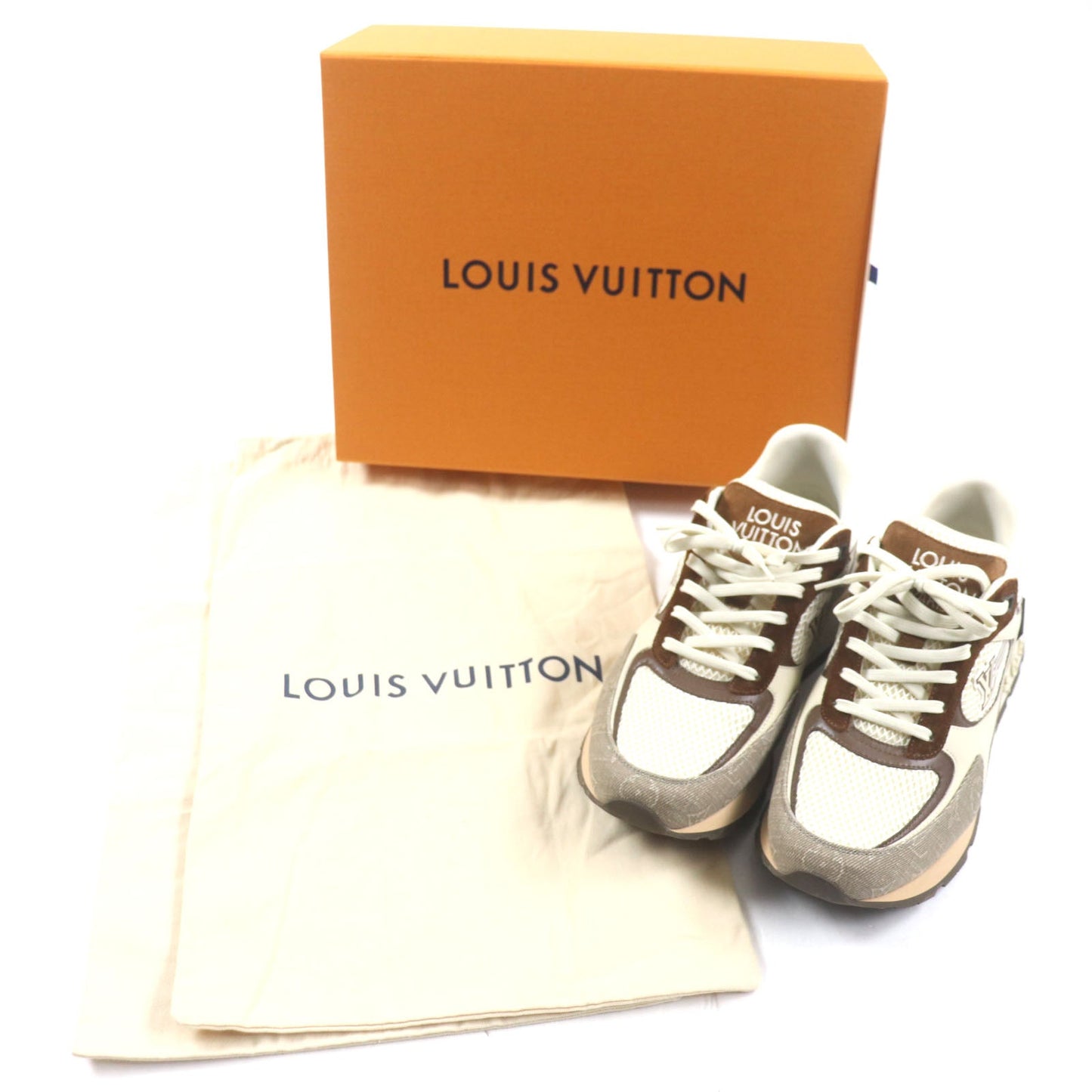 Louis Vuitton Suede Leather Sneakers Brown