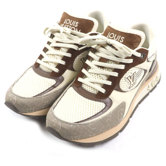 Louis Vuitton Suede Leather Sneakers Brown