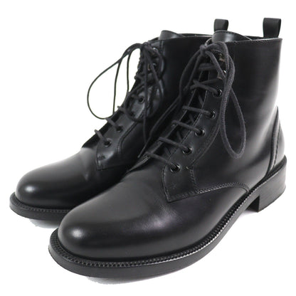 Saint Laurent Leather Lace-up Short Boots