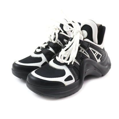 Louis Vuitton Monogram High Cut Sneakers 35.5