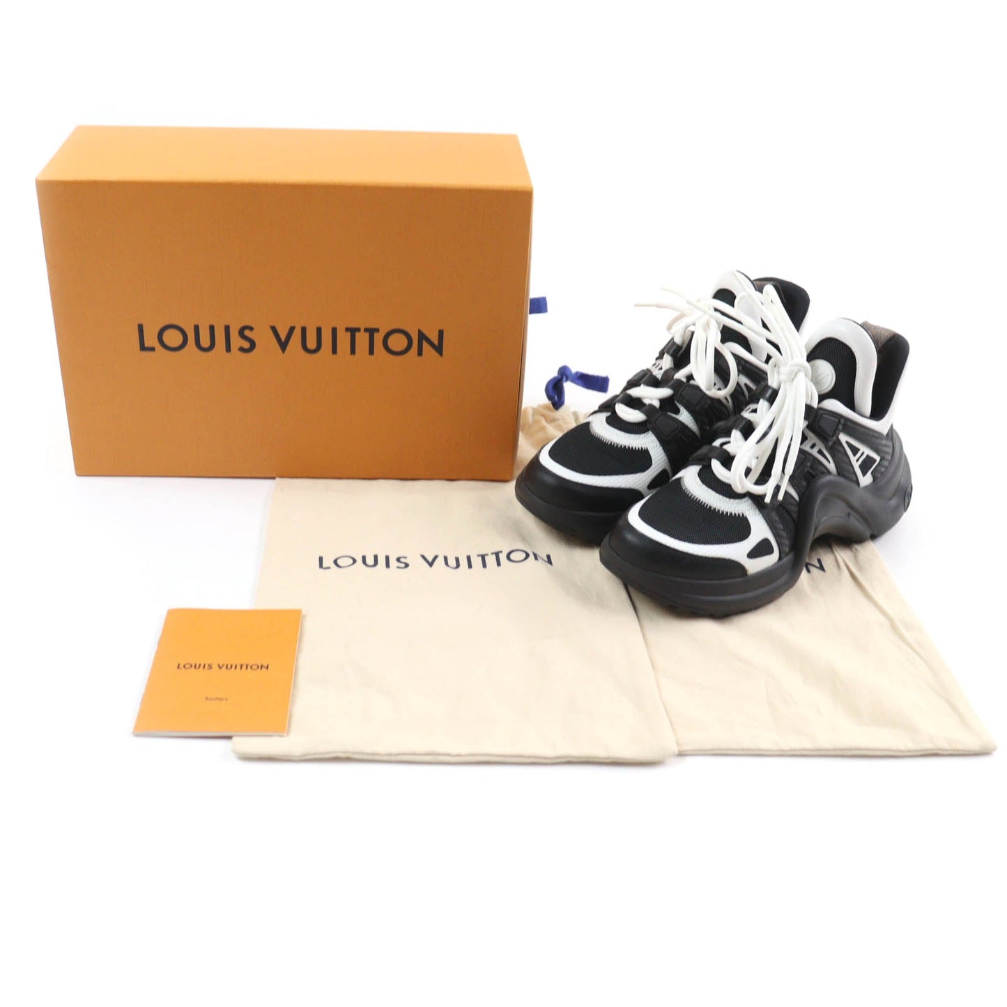 Louis Vuitton Monogram High Cut Sneakers 35.5