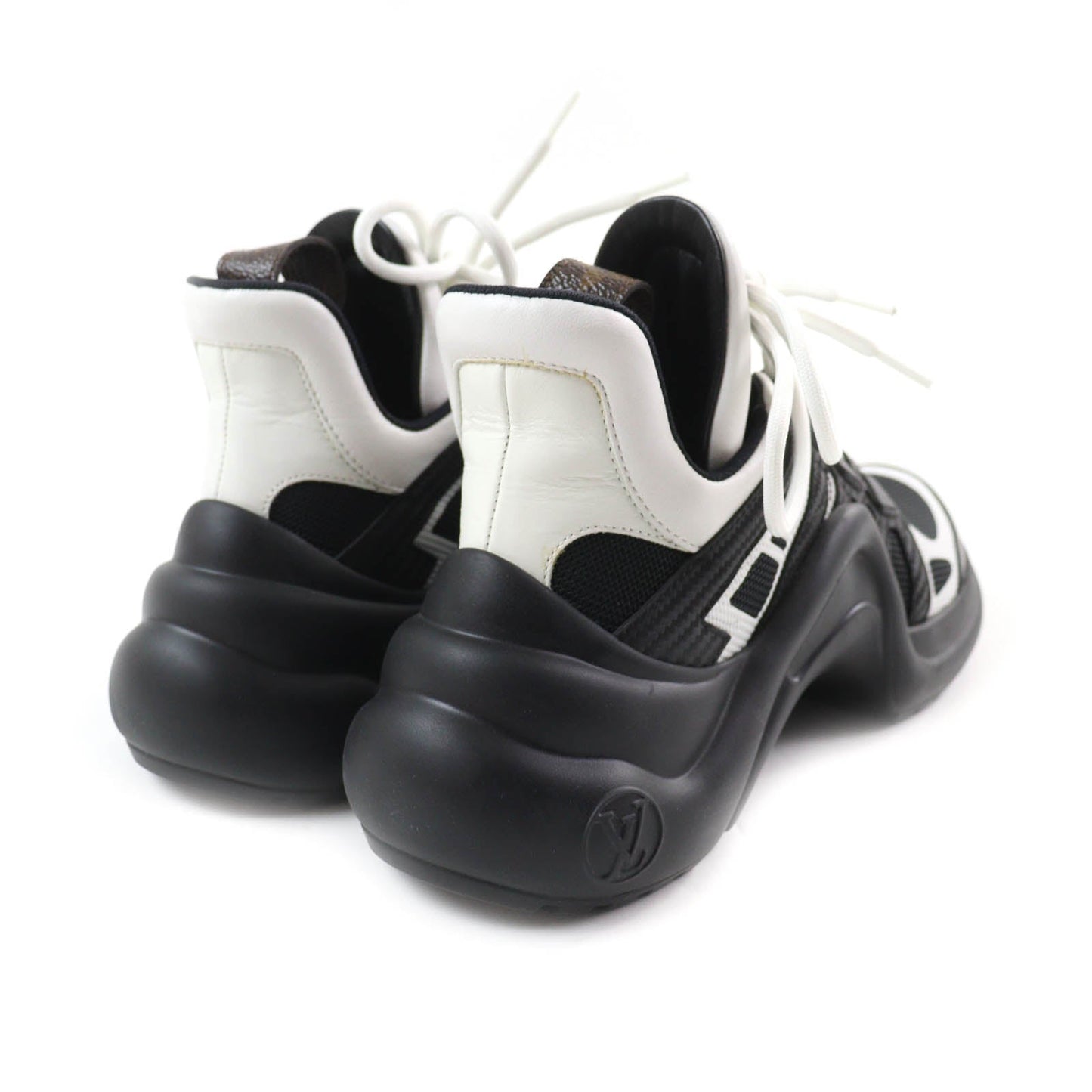 Louis Vuitton Monogram High Cut Sneakers 35.5
