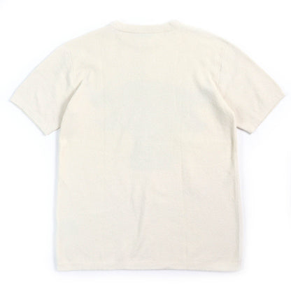 Dior Bull Embroidery Tee Ivory Navy S