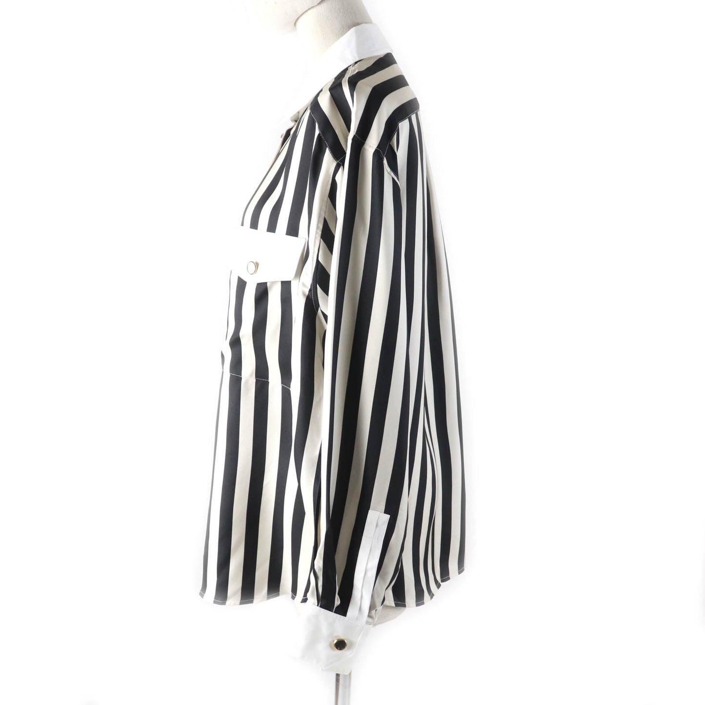 Saint Laurent Silk Long Sleeve Shirt Women