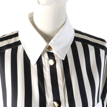 Saint Laurent Silk Long Sleeve Shirt Women