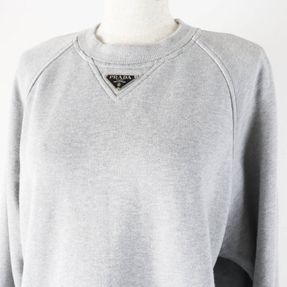 Prada Triangle logo Cotton Sweatshirt