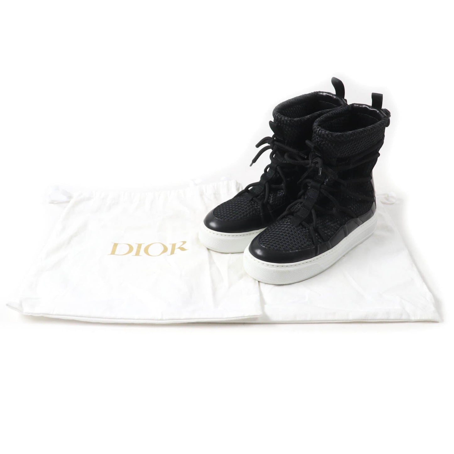 Christian Dior DIOR SOLAR Leather Mesh Boots